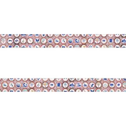 mt × Polly Fern Washi Tape - Tile [15mm] [Washi Tejp]