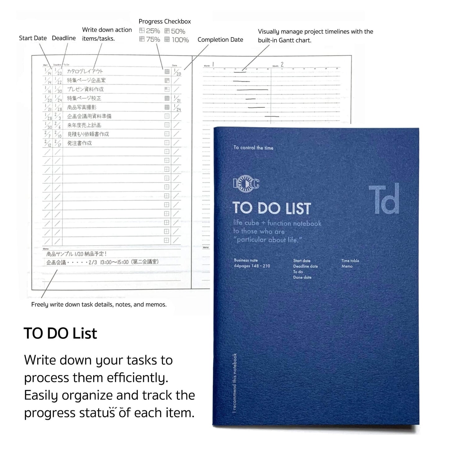 Luddite Function Notebook A5 - To Do List