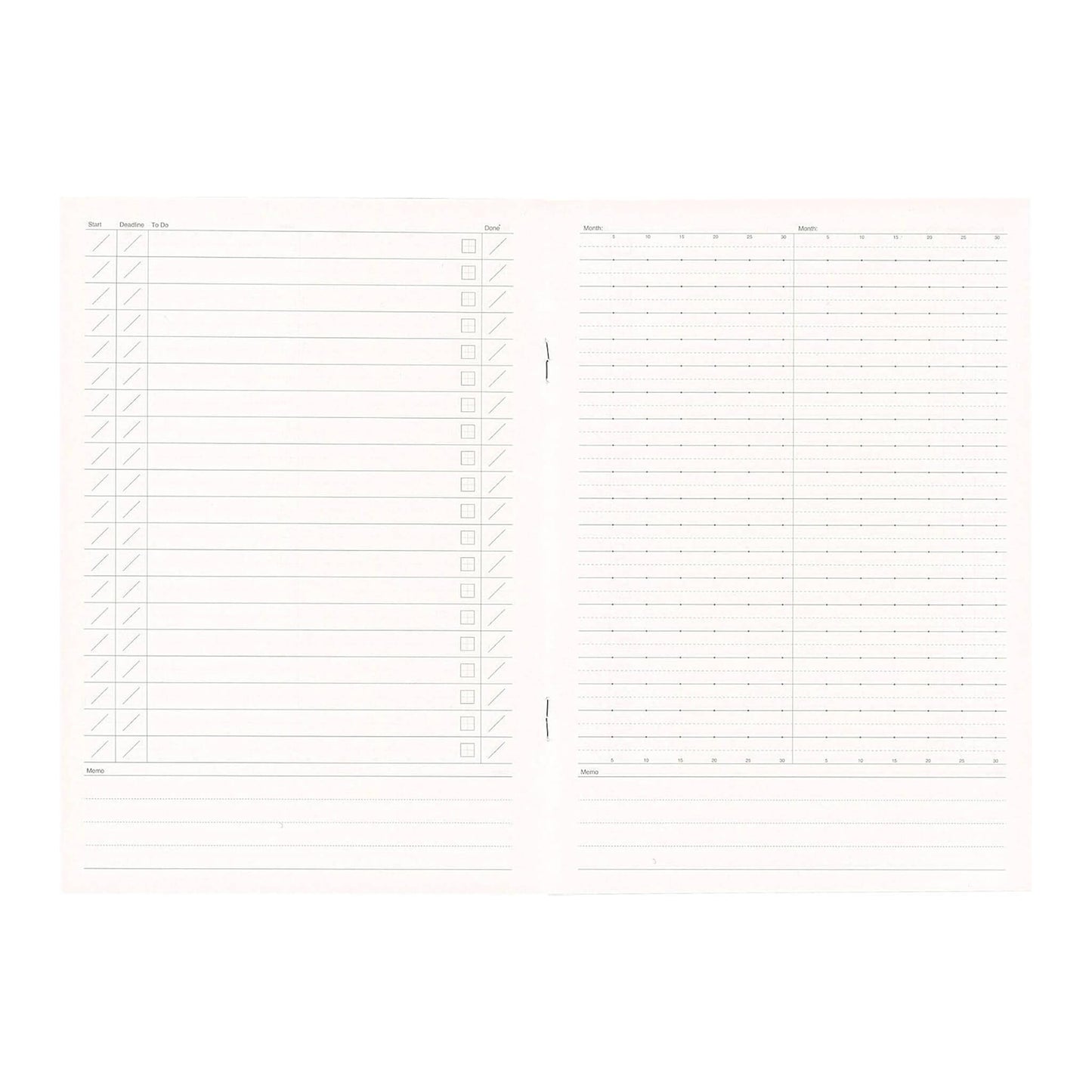 Luddite Function Notebook A5 - To Do List