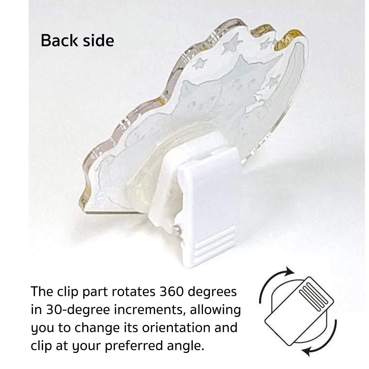 Active Corporation × Tocoro Comugi 2-Way Acrylic Clip Stand - Star