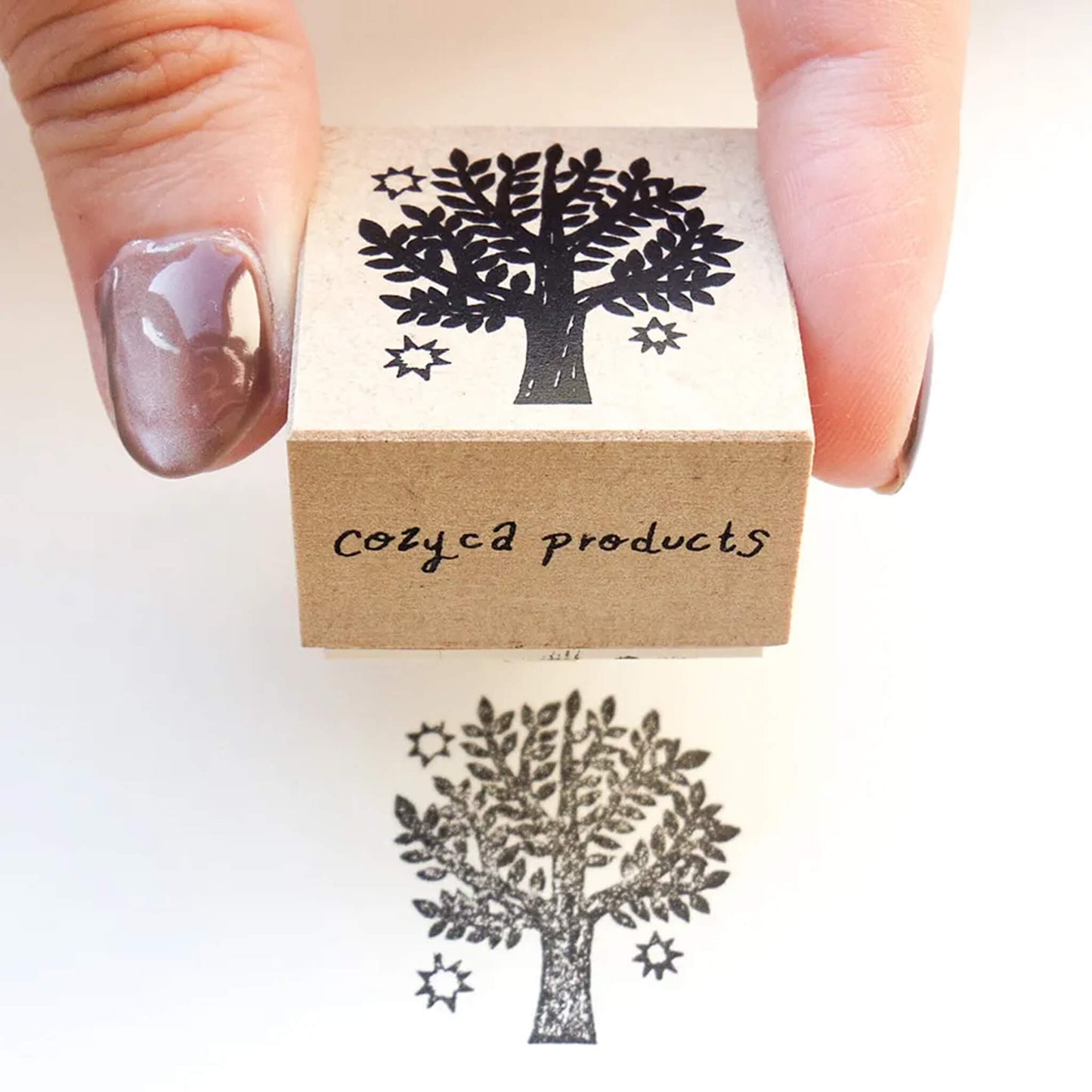 Cozyca Rubber Stamp - Tree