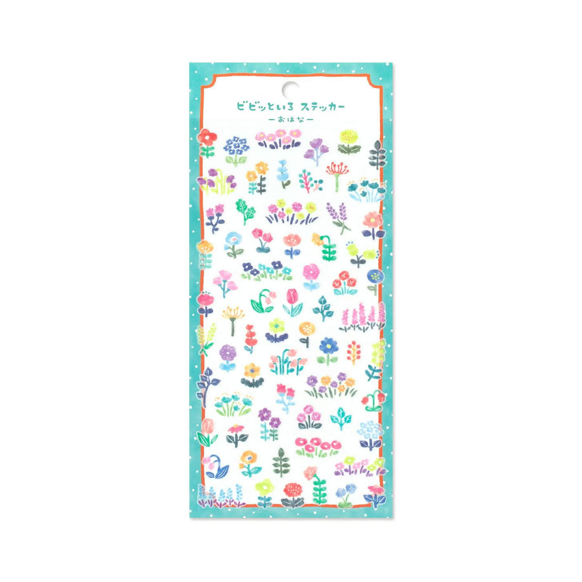 Mind Wave Vivid Color Sticker - Flower