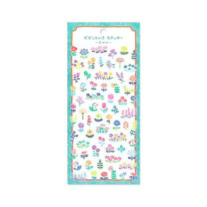Mind Wave Vivid Color Sticker - Flower