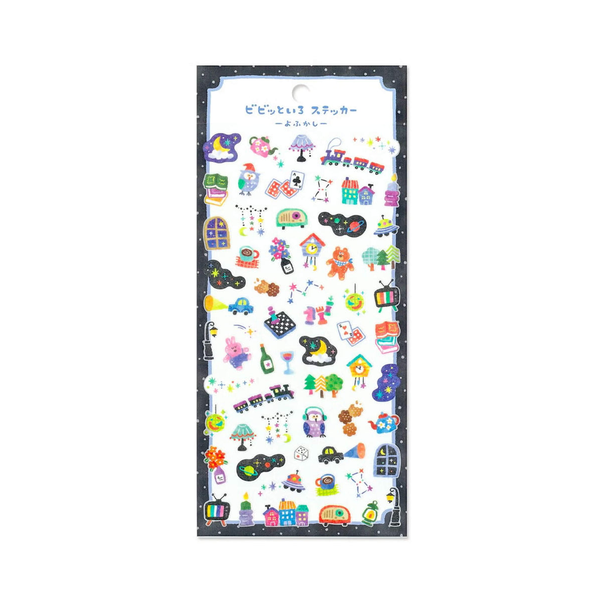 Mind Wave Vivid Color Sticker - Late Night
