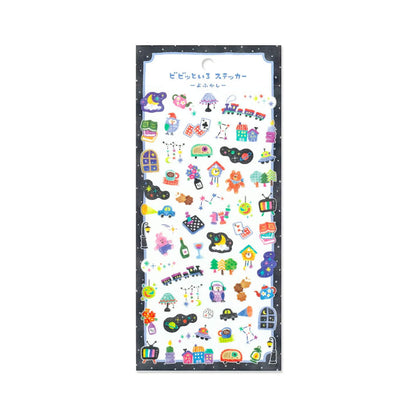 Mind Wave Vivid Color Sticker - Late Night