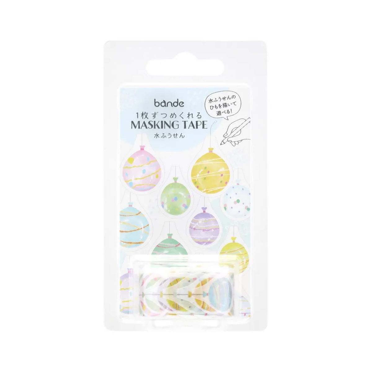 Bande Washi Sticker Roll - Water Balloons