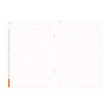 Luddite Function Notebook A5 - Weekly Planner Separate Type