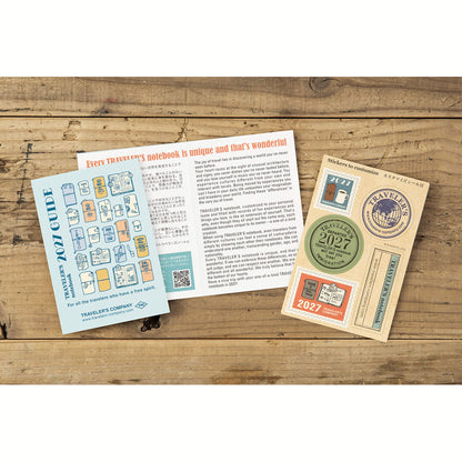 TRAVELER'S notebook 2027 - Weekly Refill - Passport Size