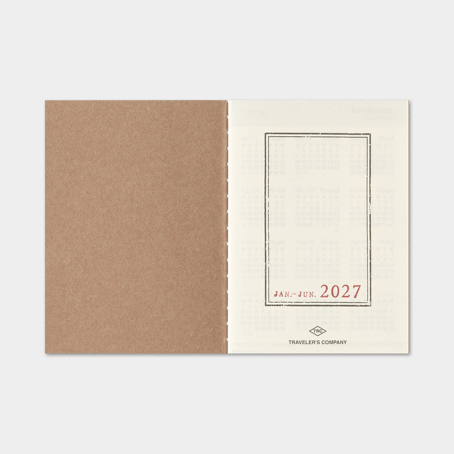TRAVELER'S notebook 2027 - Weekly Refill - Passport Size