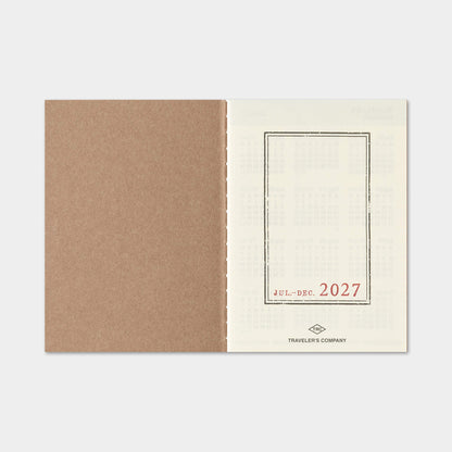 TRAVELER'S notebook 2027 - Weekly Refill - Passport Size