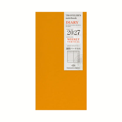 TRAVELER'S notebook 2027 - Weekly Vertical Refill - Regular Size