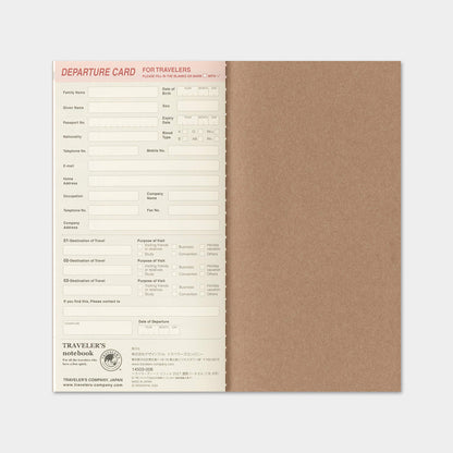 TRAVELER'S notebook 2027 - Weekly Vertical Refill - Regular Size