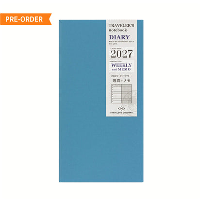 TRAVELER'S notebook 2027 - Weekly + Memo Refill - Regular Size