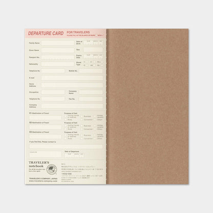 TRAVELER'S notebook 2027 - Weekly + Memo Refill - Regular Size