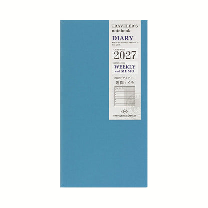 TRAVELER'S notebook 2027 - Weekly + Memo Refill - Regular Size