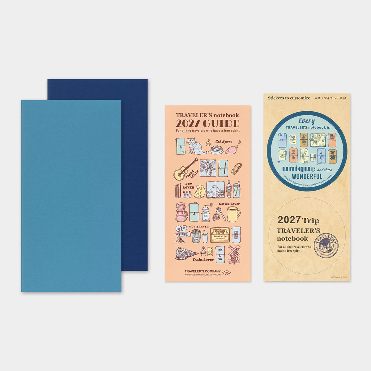 TRAVELER'S notebook 2027 - Weekly + Memo Refill - Regular Size