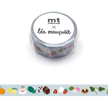 mt × Léa Maupetit Washi Tape - Whimsical Winter [15mm] [Washi Tejp]