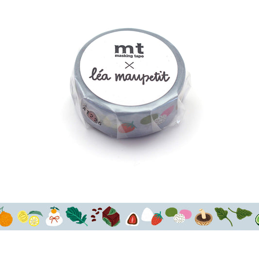 mt × Léa Maupetit Washi Tape - Whimsical Winter [15mm] [Washi Tejp]
