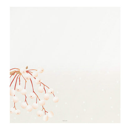 Midori Kami Series Letter Pad - Winter Fruit [Brevblock]