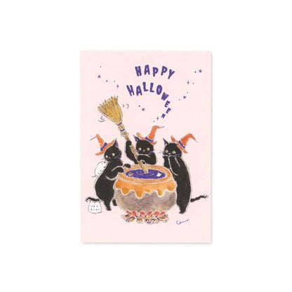 Active Corporation × Tocoro Comugi Halloween Postcard - Witch