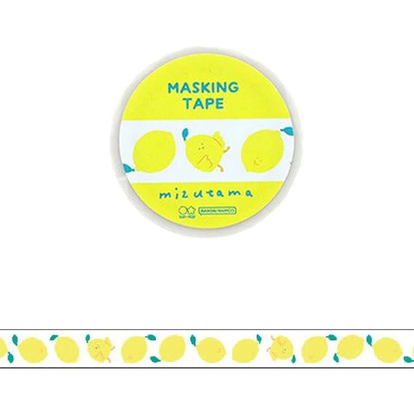 Sun-Star × Mizutama Washi Tape - Yellow