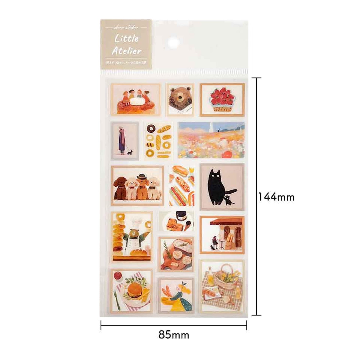 Pine Book Tracing Paper Sticker Little Atelier - Beige