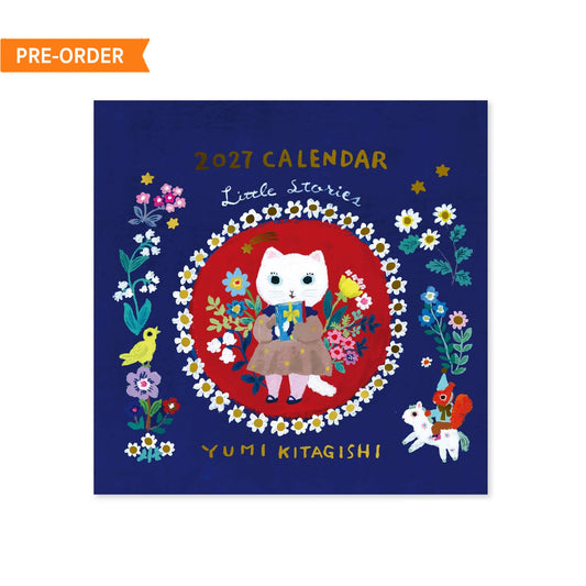Shinnippon Calendar × Yumi Kitagishi Mini Wall Calendar 2027