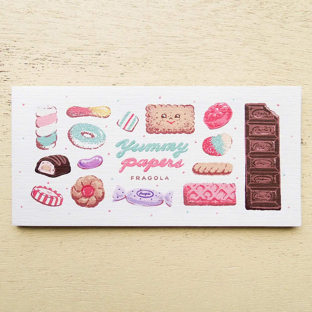 Cozyca Ippitsusen Letter Pad - Yummy Papers [Brevblock]
