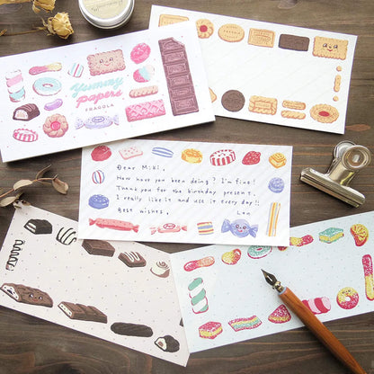 Cozyca Ippitsusen Letter Pad - Yummy Papers [Brevblock]
