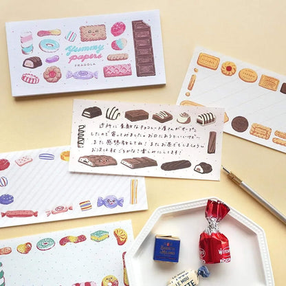 Cozyca Ippitsusen Letter Pad - Yummy Papers [Brevblock]