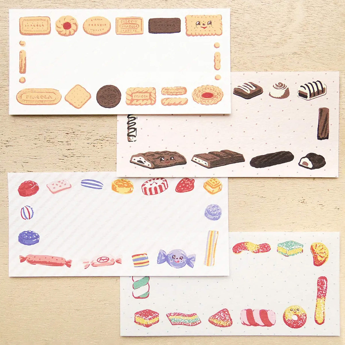 Cozyca Ippitsusen Letter Pad - Yummy Papers [Brevblock]