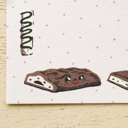 Cozyca Ippitsusen Letter Pad - Yummy Papers [Brevblock]