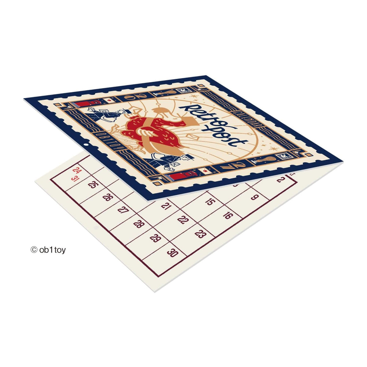 Shinnippon Calendar × ob1toy LP Wall Calendar 2027