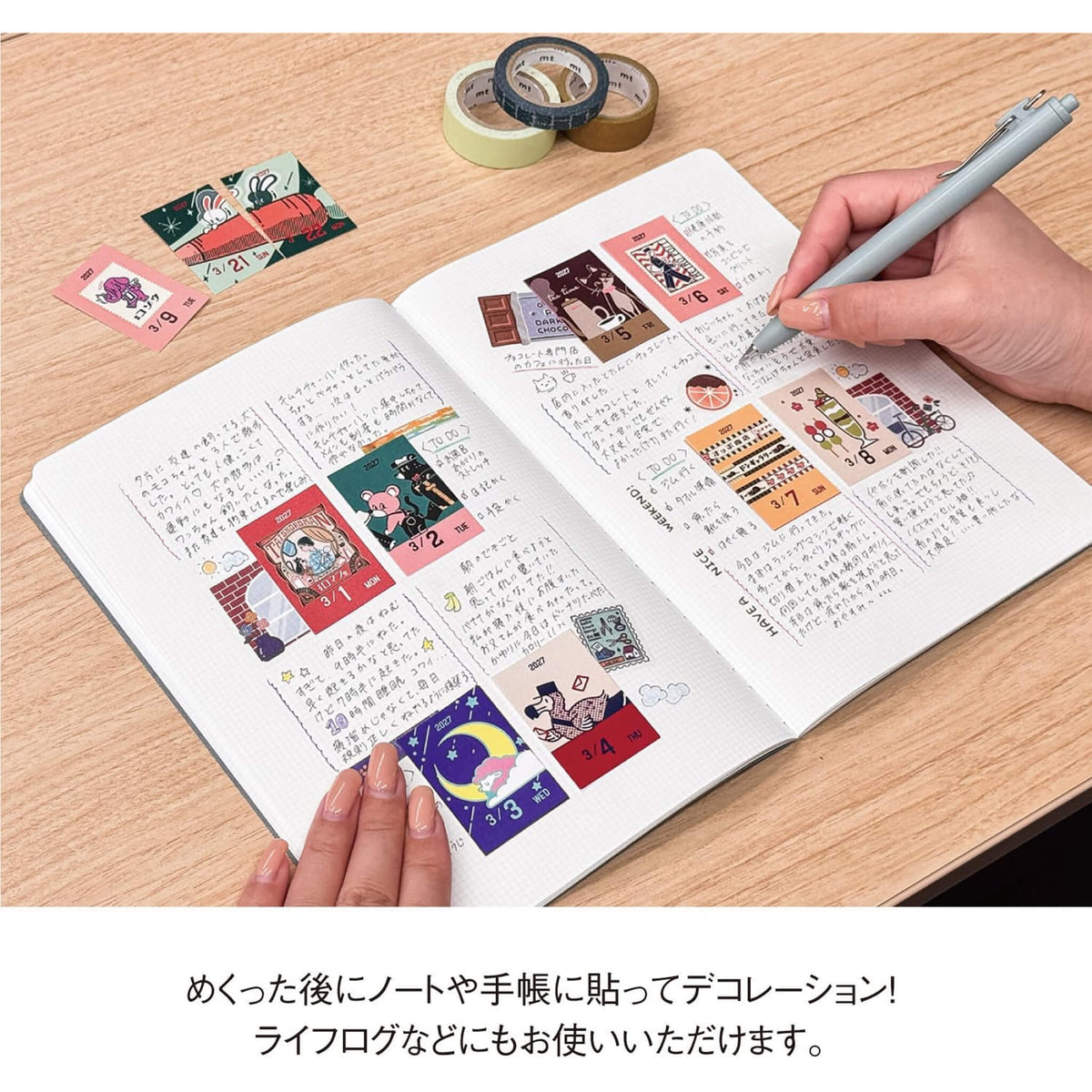 Shinnippon Calendar × ob1toy Mini Mini Daily Calendar 2027