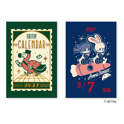 Shinnippon Calendar × ob1toy Mini Mini Daily Calendar 2027