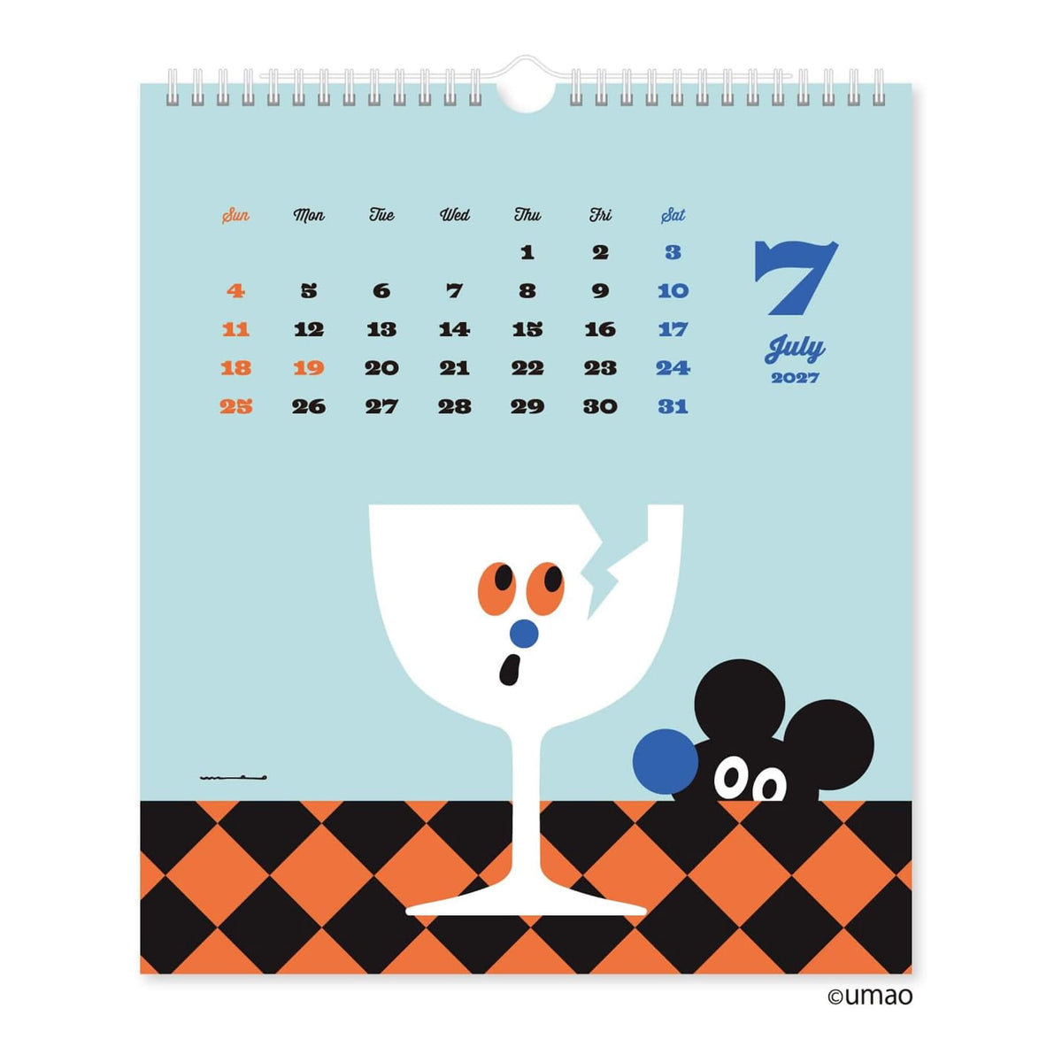 Shinnippon Calendar × umao Wall Calendar 2027