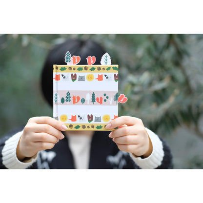 mt × Donna Wilson Washi Tape - Leaves & Acorns [15mm] [Washi Tejp]