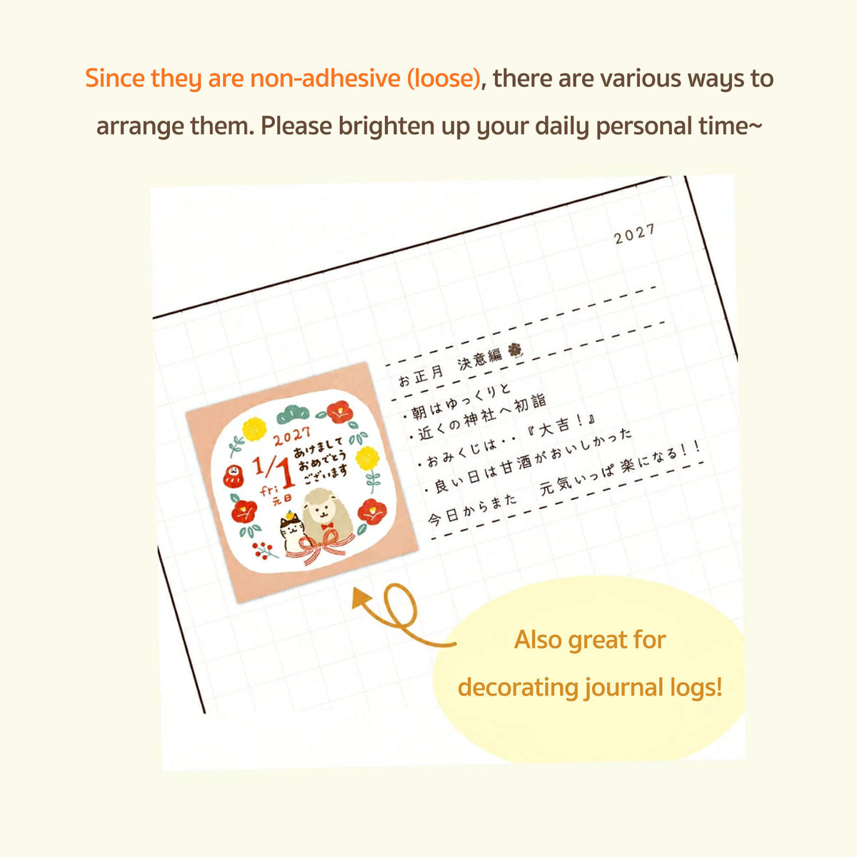 Furukawa Shiko 2027 Boxed Mini Calendar - Speech Bubbles