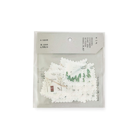 Yohaku Flake Stickers F-017 Collection