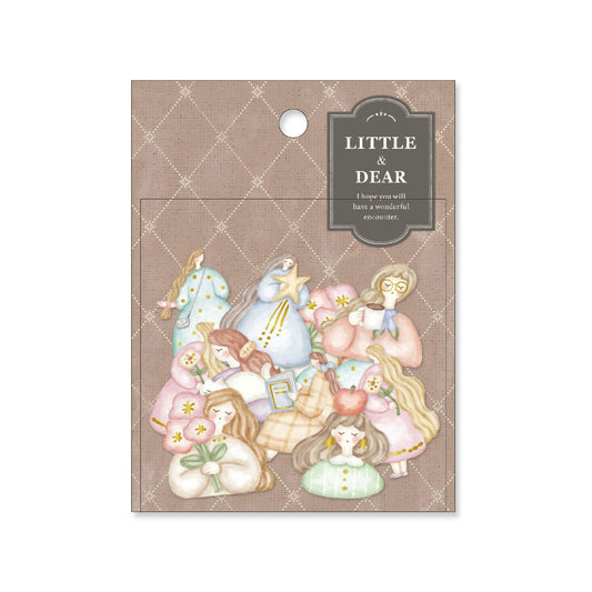Mind Wave Little & Dear 3D Flake Sticker - Girl