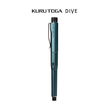 Uni Mitsubishi Kuru Toga Dive Mechanical Pencil 0.5mm Dense Green [Stiftpenna]