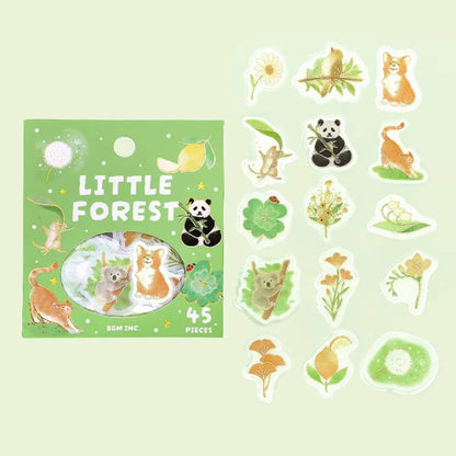 BGM Flake Sticker Little Forest - Green