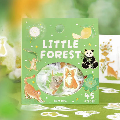BGM Flake Sticker Little Forest - Green