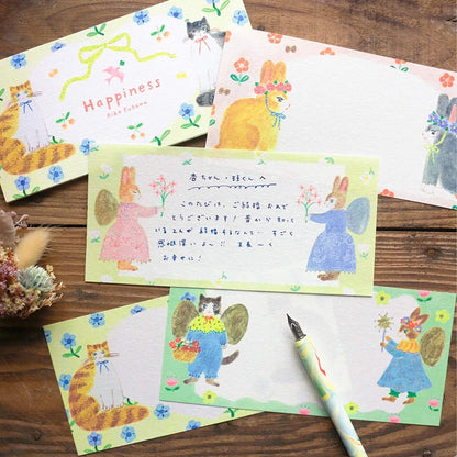 Cozyca Ippitsusen Letter Pad - Happiness