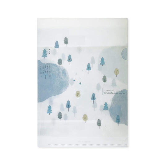 Yohaku Clear File M-181 A5 - Hiking
