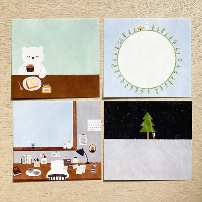 Cozyca Block Memo Pad - Hoshi Kuma