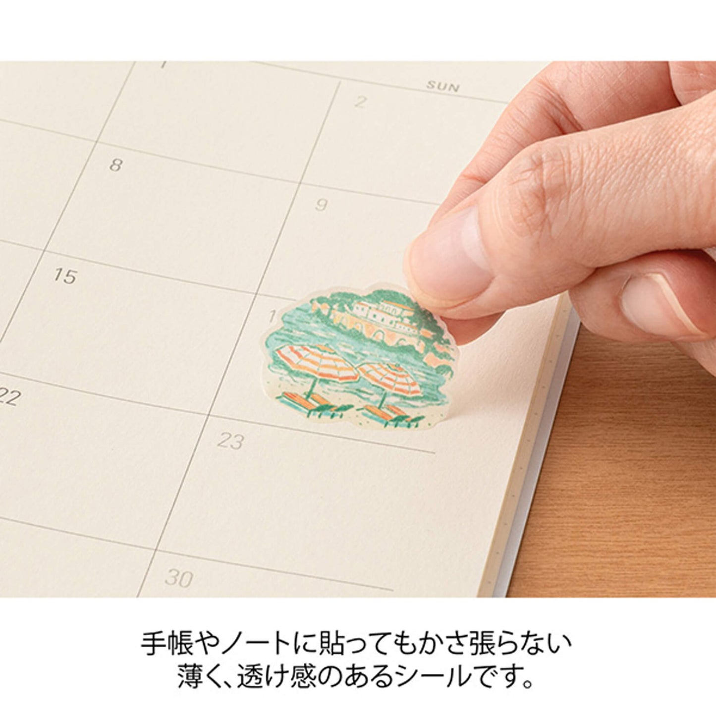 Midori Planner Sticker - Travel Story Series - Italy [Klistermärkeark]