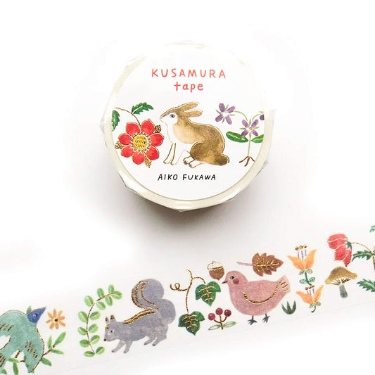 Cozyca Foil Washi Tape - Kusamaru