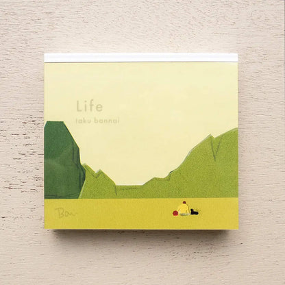 Cozyca Block Memo Pad - Life