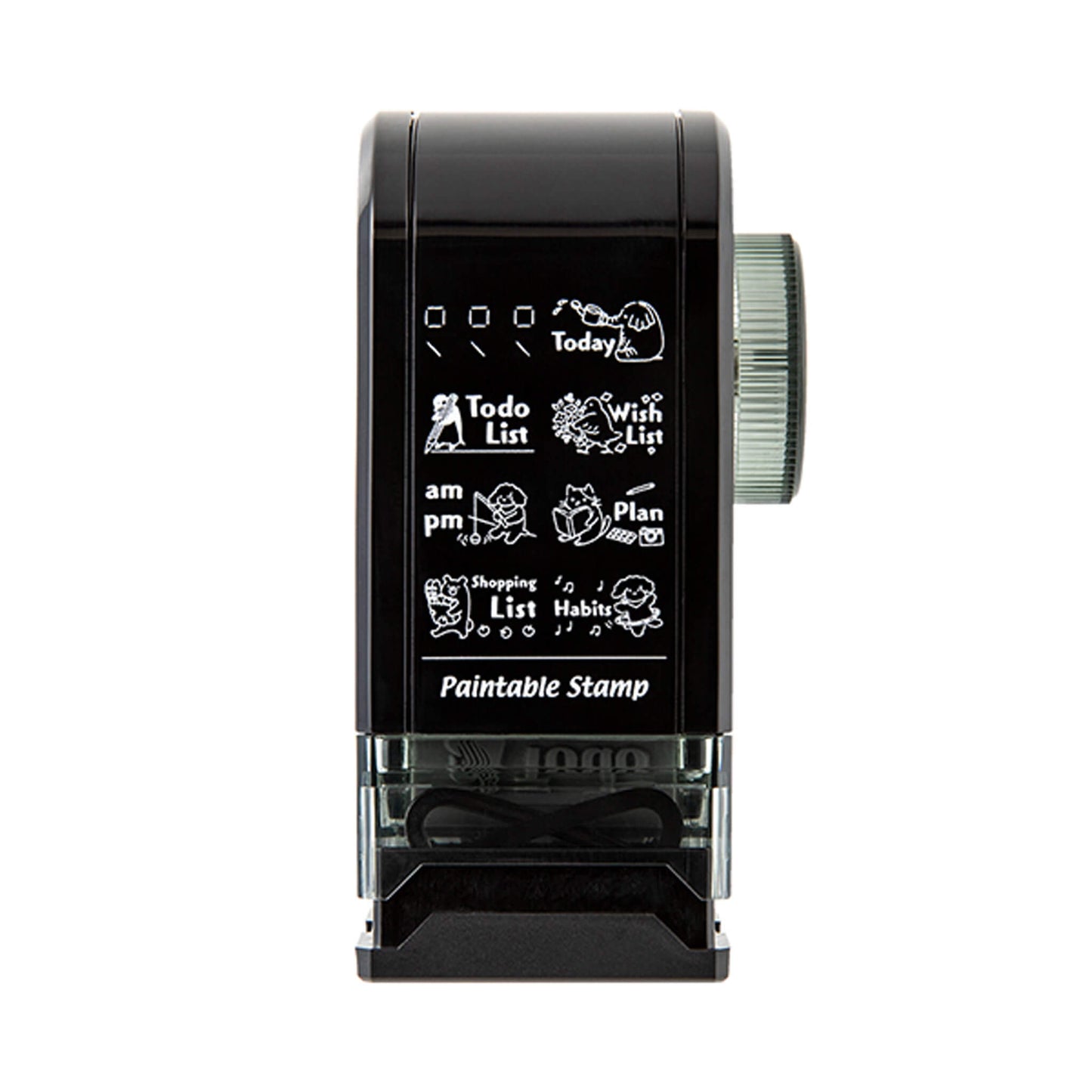 Midori Paintable Rotating Stamp Dial - List [Roterande stämpel]